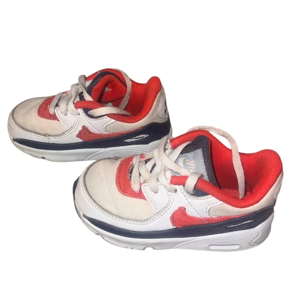 Toddler Children’s Nike AirMax Sneakers Classic White Red Black Size 8 Classic